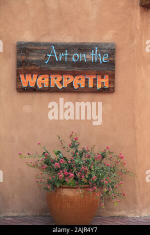 Native American Art Gallery, Old Town, Albuquerque, New Mexico, USA Stockfoto