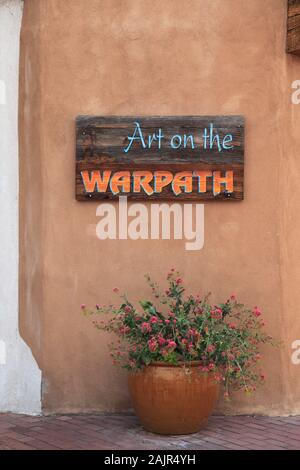 Native American Art Gallery, Old Town, Albuquerque, New Mexico, USA Stockfoto