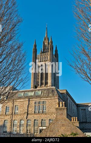 ABERDEEN CITY SCHOTTLAND DIE MITCHELL TOWER AM MARISCHAL COLLEGE Stockfoto