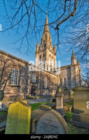 ABERDEEN CITY SCHOTTLAND der Kirchturm der Kirche des Hl. Nikolaus IN DER UNION STREET Stockfoto