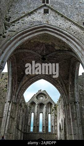 Abtei von Rock Of Cashel in Irland Stockfoto