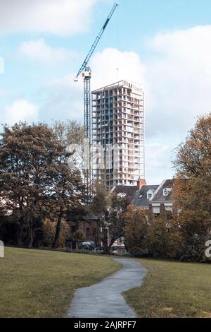 Newcastle upon Tyne/UK 29. okt 2019: Hadriansturm große Entwicklung im Stadtzentrum durch Tolent Construction Stockfoto