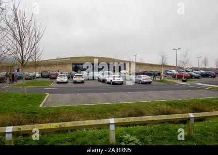 Gloucester Services, M 5 in südlicher Richtung weiter. Stockfoto