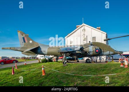 Farnborough Aviation Wissenschaften Vertrauen (SCHNELL) Museum, Hampshire, Großbritannien Stockfoto