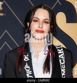 Los Angeles, CA, USA - Jan 04, 2020: Emily Hampshire besucht die Showtime Golden Globe Nominierungen Feier im Sunset Tower Hotel Stockfoto