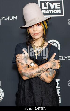 Los Angeles, USA. 04 Jan, 2020. Linda Perry an die Kunst des Elysium 13. jährlichen Himmel Gala im Hollywood Palladium am 04 Januar, 2020 in Los Angeles, Kalifornien. Credit: Geisler-Fotopress GmbH/Alamy leben Nachrichten Stockfoto