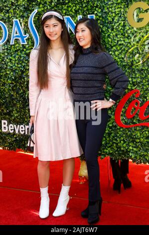 Los Angeles, USA. 04 Jan, 2020. Kristi Yamaguchi und ihre Tochter Keara Yamaguchi die Teilnahme an der 7. jährlichen Gold erfüllt Golden Veranstaltung 2020 an der Virginia Robinson Gärten und Immobilien am 4. Januar 2020 in Los Angeles, Kalifornien. Credit: Geisler-Fotopress GmbH/Alamy leben Nachrichten Stockfoto