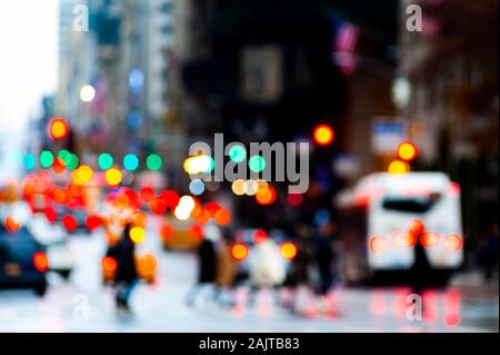 Abstrakte Stadt Szene New York Stockfoto