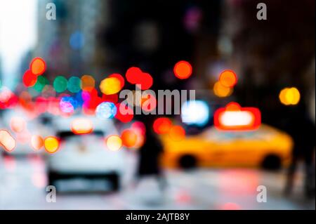 Abstrakte Stadt Szene New York Stockfoto