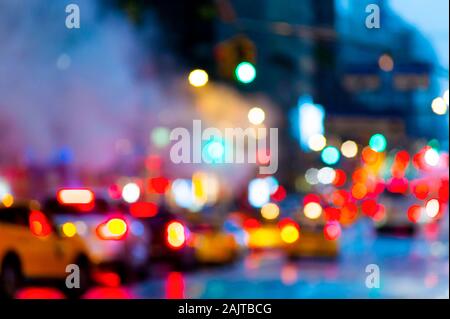 Abstrakte Stadt Szene New York Stockfoto