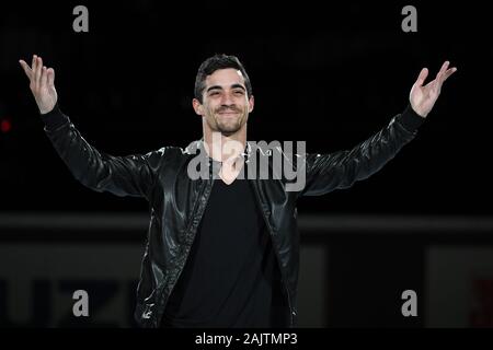 Javier Fernandez aus Spanien, während die Bozen Leidenschaft Gala, in der Palaonda am 04 Januar, 2020 in Bozen, Italien. Credit: Raniero Corbelletti/LBA/Alamy leben Nachrichten Stockfoto