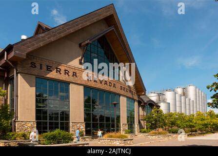 Sierra Nevada Brewing Company in Fletcher North Carolina Stockfoto