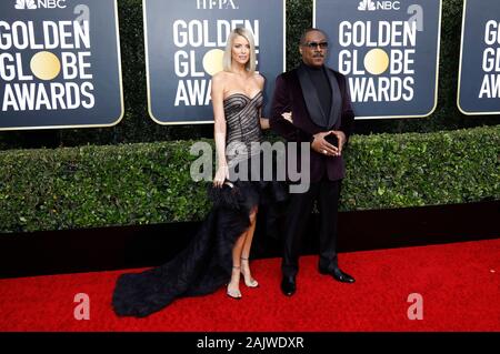 Beverly Hills, USA. 05 Jan, 2020. Paige Butcher und Eddie Murphy die Teilnahme an der 77. jährlichen Golden Globe Awards im Beverly Hilton Hotel am 5. Januar 2020 in Beverly Hills, Kalifornien. Credit: Geisler-Fotopress GmbH/Alamy leben Nachrichten Stockfoto