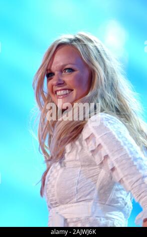 Verona Italien 18/09/2004 Festivalbar: Emma Bunton während des Konzerts in der Arena Stockfoto