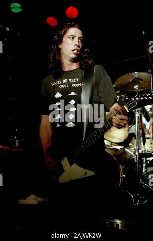 San Colombano al Lambro (Pavia) 27.10.1995, Live Konzert der Foo Fighters am Canguro Stockfoto