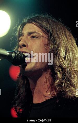 San Colombano al Lambro (Pavia) 27.10.1995, Live Konzert der Foo Fighters am Canguro Stockfoto