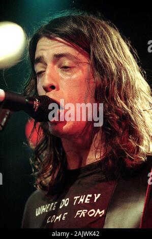 San Colombano al Lambro (Pavia) 27.10.1995, Live Konzert der Foo Fighters am Canguro Stockfoto