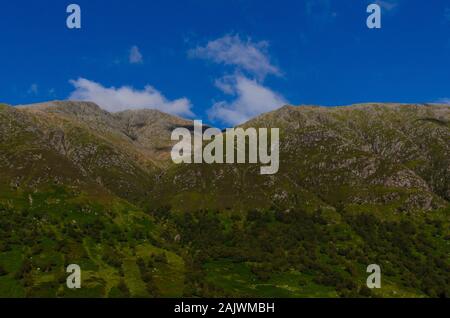 Der Gipfel der höchsten Munro in der Britischen Inseln, der Ben Nevis in den schottischen Highlands von Inveness-shire Schottland Großbritannien Stockfoto