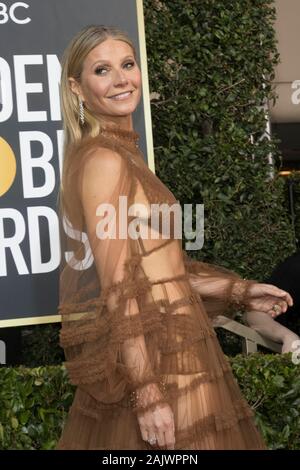 Gwyneth Paltrow nimmt an der 77. jährlichen Golden Globe Awards, Golden Globes, im Beverly Hilton Hotel in Beverly Hills, Los Angeles, USA, am 05. Januar 2020. | Verwendung weltweit Stockfoto