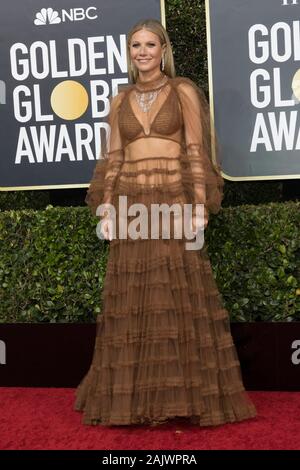 Gwyneth Paltrow nimmt an der 77. jährlichen Golden Globe Awards, Golden Globes, im Beverly Hilton Hotel in Beverly Hills, Los Angeles, USA, am 05. Januar 2020. | Verwendung weltweit Stockfoto