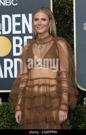 Gwyneth Paltrow nimmt an der 77. jährlichen Golden Globe Awards, Golden Globes, im Beverly Hilton Hotel in Beverly Hills, Los Angeles, USA, am 05. Januar 2020. | Verwendung weltweit Stockfoto