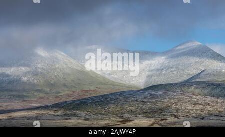 Herbst Landschaft in Fjall, Rondane Nationalpark, Norwegen Stockfoto