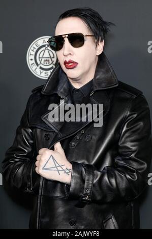 Marilyn Manson auf der 13. Art of Elysium Feier "Himmel" im Hollywood Palladium. Los Angeles, Januar 4, 2020 | Verwendung weltweit Stockfoto