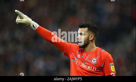 Brentford Torwart David Raya Martin Stockfoto