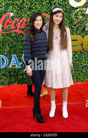 Kristi Yamaguchi mit Tochter Keara Yamaguchi an der 7 Gold erfüllt die Goldenen Ereignis am Virginia Robinson Gärten und Immobilien. Los Angeles, Januar 4, 2019 | Verwendung weltweit Stockfoto