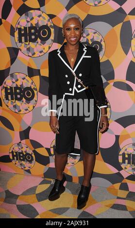 Beverly Hills, CA. 5 Jan, 2020. Cynthia Erivo bei der Partei für HBO 77. jährlichen Golden Globe Awards nach Party, The Beverly Hilton, Beverly Hills, CA ab 5. Januar 2020. Credit: Elizabeth Goodenough/Everett Collection/Alamy leben Nachrichten Stockfoto