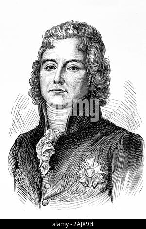 Charles Maurice de Talleyrand-Perigord. Botschafter von Frankreich in das Vereinigte Königreich. 1 st. Fürsten von Benevent, dann 1 st. Herzog von Talleyrand. 1754-1838. Stockfoto