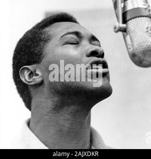 SAM COOKE (1931-1964) Werbefoto der amerikanischen Sängerin über 1963 Stockfoto