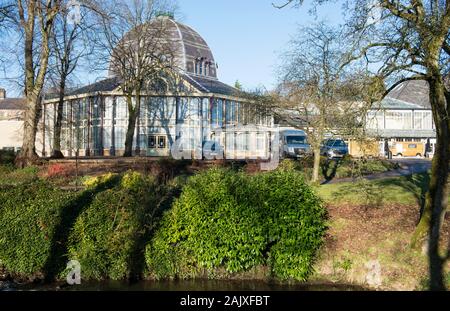 Buxton Pavilion Gardens, Derbyshire, England Großbritannien Stockfoto