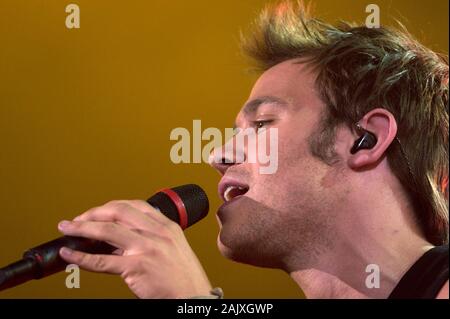 Verona Italien 09/19/2003, Arena: Werden Jungen im Konzert während der "musikalischen Festivalbar 2003" Veranstaltung. Stockfoto