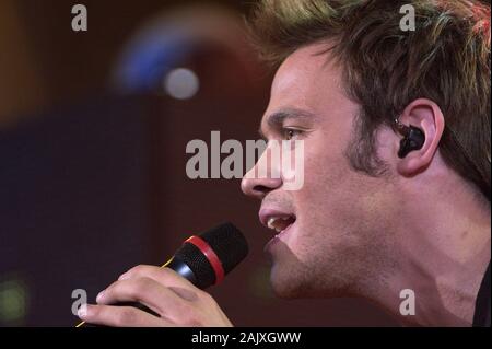 Verona Italien 09/19/2003, Arena: Werden Jungen im Konzert während der "musikalischen Festivalbar 2003" Veranstaltung. Stockfoto