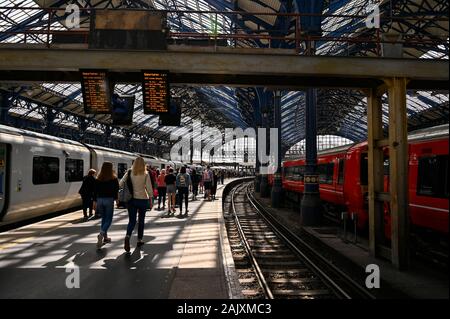 Brighton Bahnhof England Stockfoto