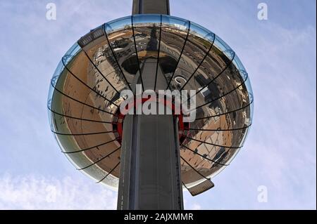 British Airways i360 Aussichtsturm Seafront Brighton, East Sussex, England Stockfoto