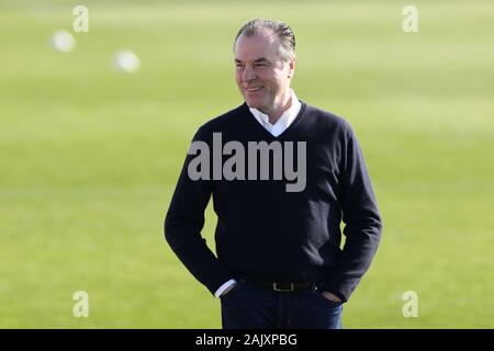 Mazarron, Spanien. 06 Jan, 2020. Fußball: Bundesliga, Trainingslager FC Schalke 04, Clemens Tönnies, Vorsitzender des Aufsichtsrats der FC Schalke 04, ist auf dem Platz. Quelle: Tim Rehbein/dpa/Alamy leben Nachrichten Stockfoto