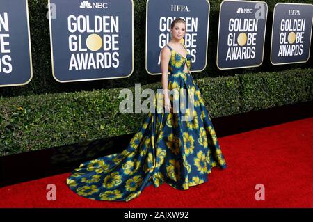 Taylor Swift die Teilnahme an der 77. jährlichen Golden Globe Awards im Beverly Hilton Hotel am 5. Januar 2020 in Beverly Hills, Kalifornien. Stockfoto