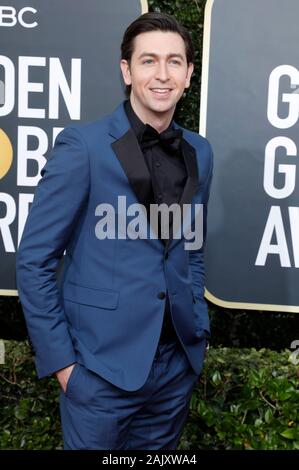 Nicholas Braun die Teilnahme an der 77. jährlichen Golden Globe Awards im Beverly Hilton Hotel am 5. Januar 2020 in Beverly Hills, Kalifornien. Stockfoto