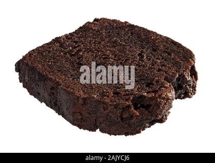 Schokolade Pound Cake Slice Stockfoto
