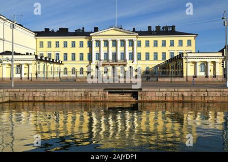 Präsidentenpalast errichtet zwischen 1816 - 1820. 1837 Es wurde gekauft in Residence für Generalgouverneur Finnlands umgewandelt werden. Stockfoto