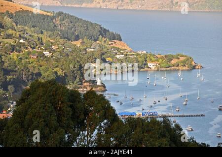 Rund Um Neuseeland - Akaroa Stockfoto