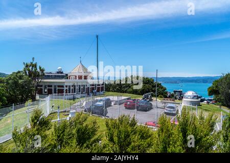 Dominion Observatory, von John Campbell 1907, Edwardian barocken architektonischen Stil, Botanischer Garten, Wellington, Neuseeland Stockfoto