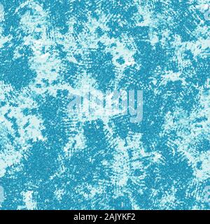 Laut Matt meliert Cyan nahtlose Muster verblasst Stock Vektor