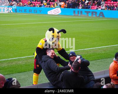 Harry the Hornet - Watford - Großbritannien Stockfoto