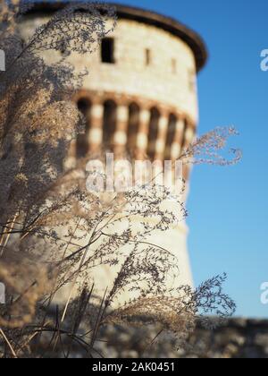 Castello di Brescia - Italien Stockfoto