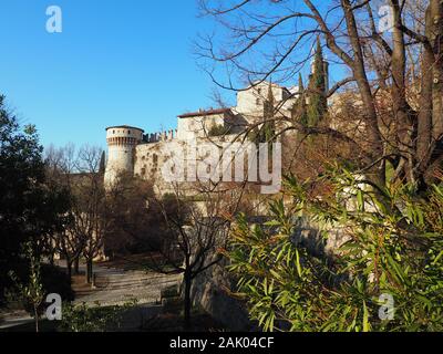 Castello di Brescia - Italien Stockfoto