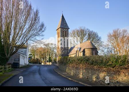 Die hl. Birgitta die Kirche in Braut von der Insel Man Stockfoto