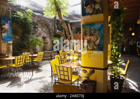 Cafe Santa Ana in der Biblioteca Pública de San Miguel de Allende San Miguel de Allende, Mexiko Stockfoto